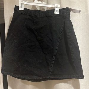 ASOS black jean skirt